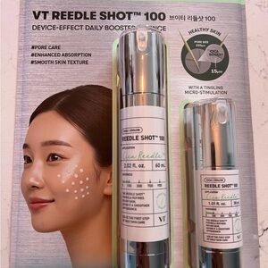 VT REEDLE SHOT 100 Skincare Set 1.69oz➕1oz Advanced Korean Skin Renewal System